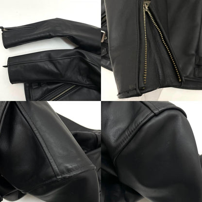 【中古】CUSHMAN | クッシュマン ライダースジャケット 28933 ブラック【尾張小牧店】