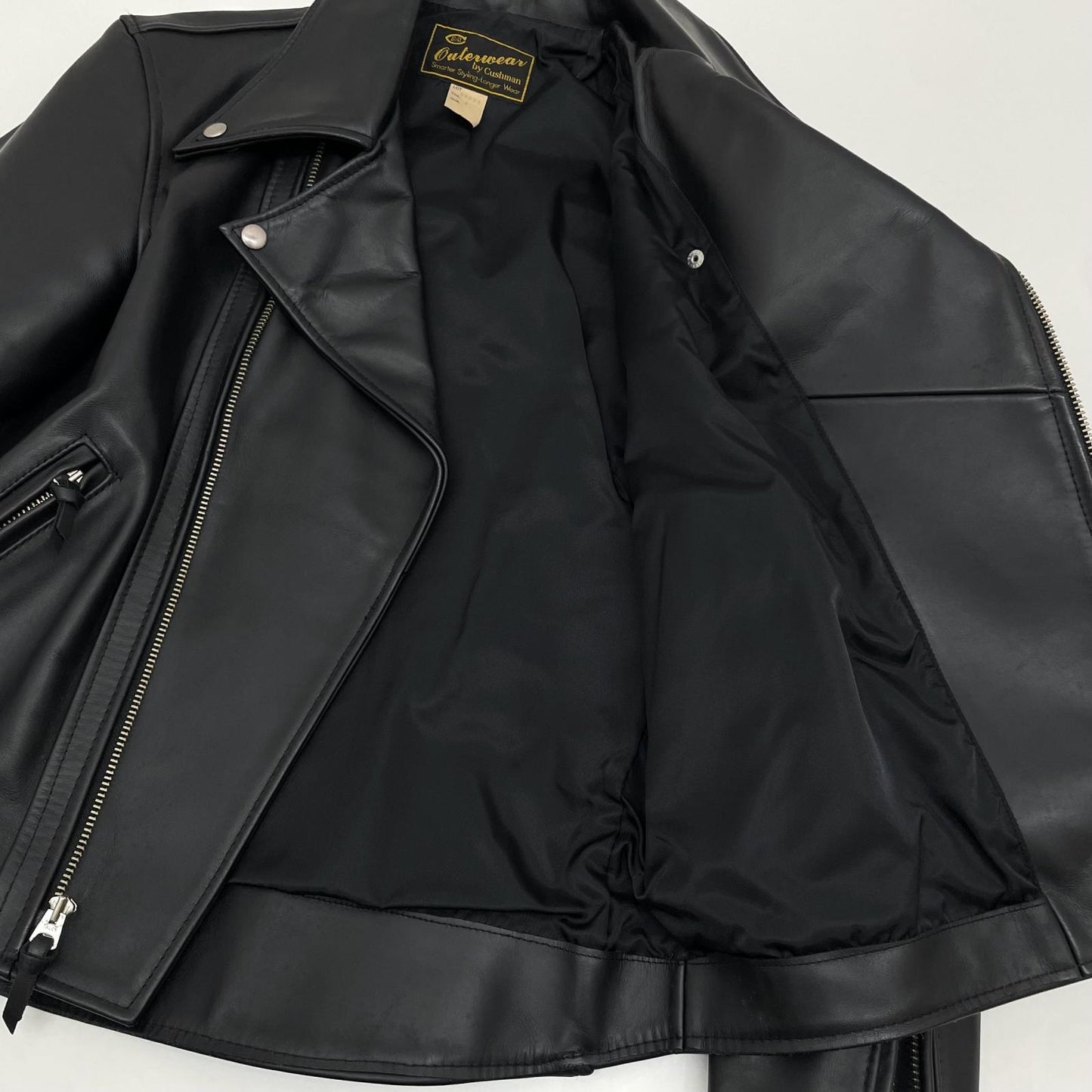【中古】CUSHMAN | クッシュマン ライダースジャケット 28933 ブラック【尾張小牧店】