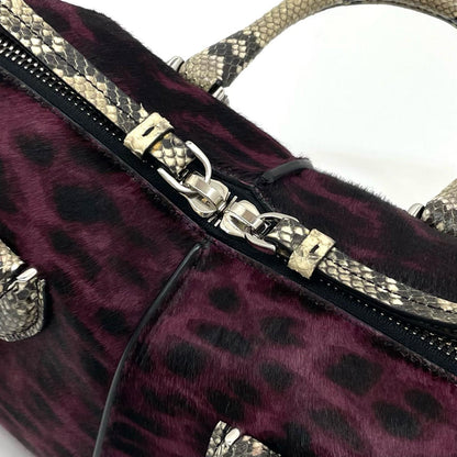TOD'S | トッズ ショルダーバッグ パープル×ベージュ【尾張小牧店】