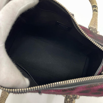 TOD'S | トッズ ショルダーバッグ パープル×ベージュ【尾張小牧店】