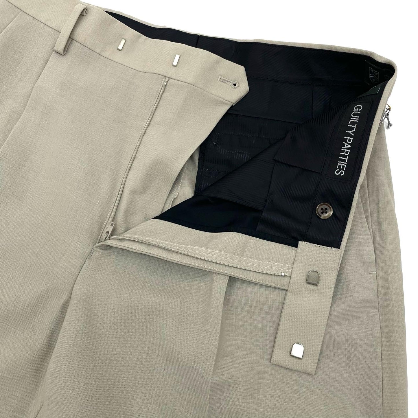 WACKOMARIA | ワコマリア Double Pleated Chino Trousers チノパンツ 24FW-WMP-TR09 ベージュ サイズ：L【尾張小牧店】