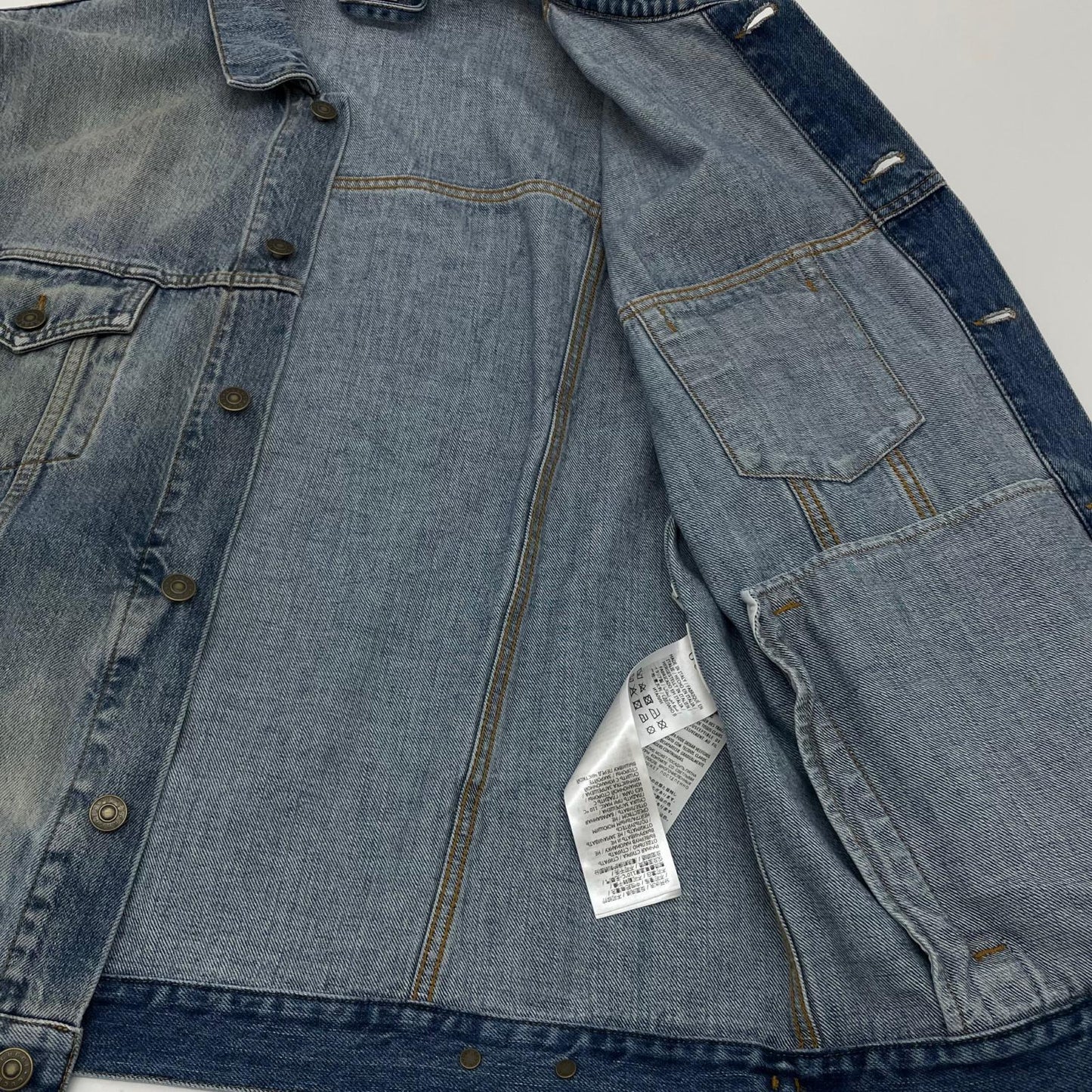 【中古】GUCCI | グッチ Cat Logo Embroidered Denim Jacket Denim デニムジャケット 631186 XDBGS ブルー サイズ：50【尾張小牧店】