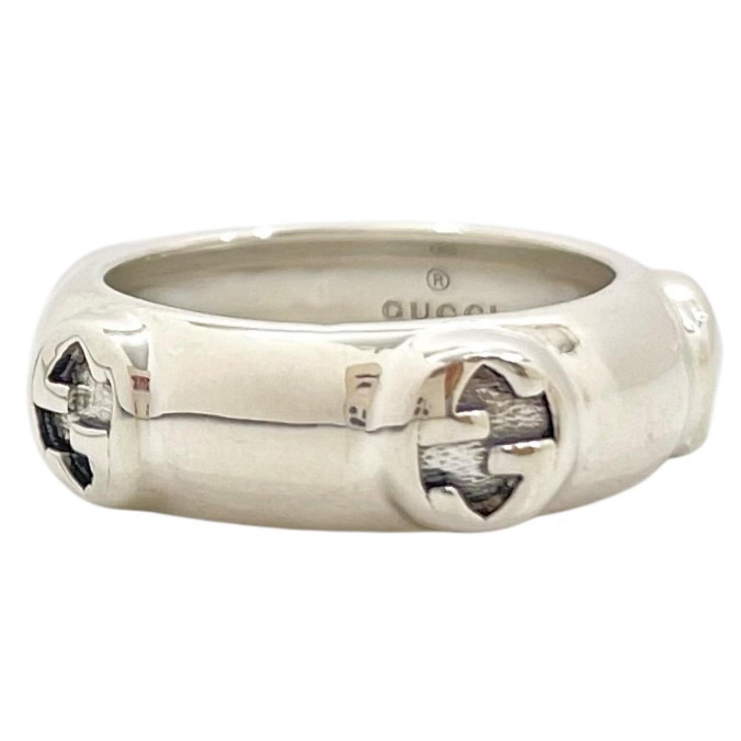 【中古】GUCCI | グッチ インターロッキングG リング・指輪 Ag925 シルバー【尾張小牧店】
