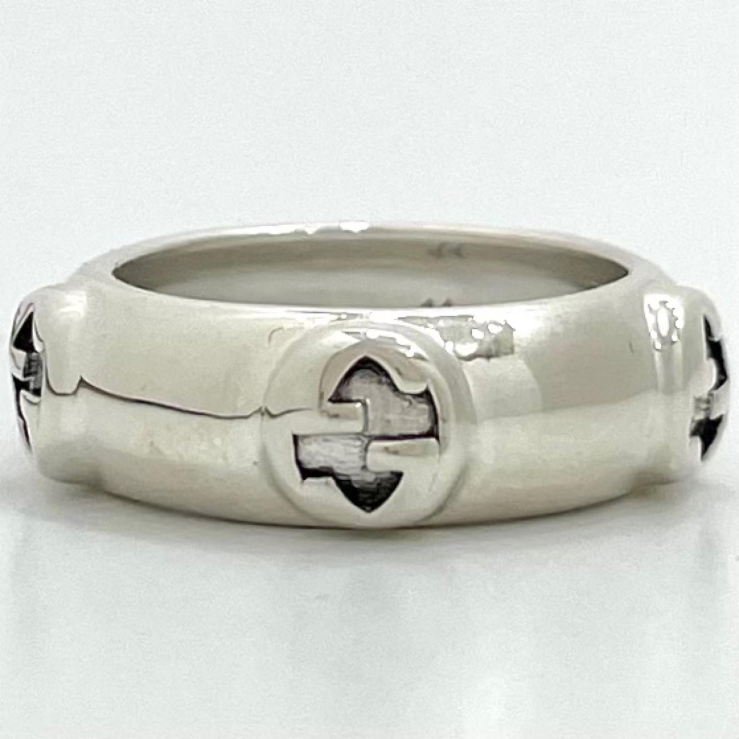 【中古】GUCCI | グッチ インターロッキングG リング・指輪 Ag925 シルバー【尾張小牧店】
