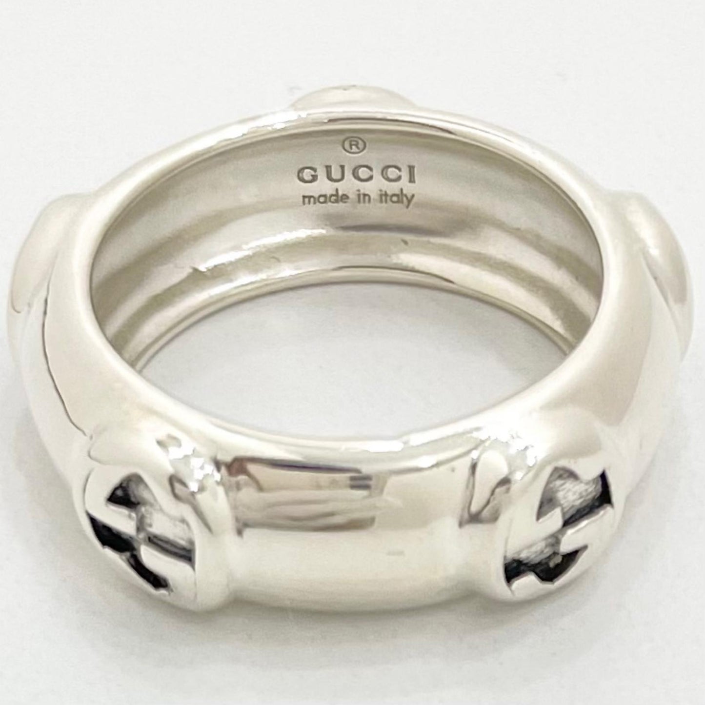 【中古】GUCCI | グッチ インターロッキングG リング・指輪 Ag925 シルバー【尾張小牧店】