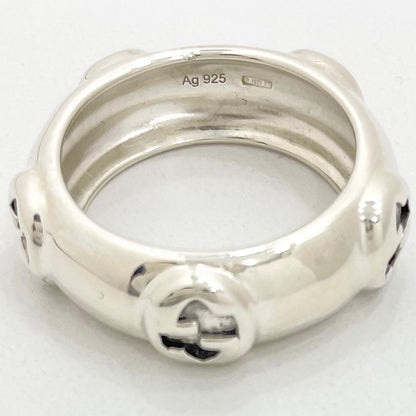 【中古】GUCCI | グッチ インターロッキングG リング・指輪 Ag925 シルバー【尾張小牧店】