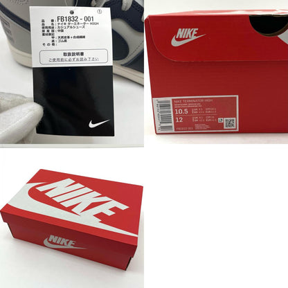 NIKE | ナイキ Terminator High スニーカー FB1832-001 グレー×ネイビー 28.5cm【尾張小牧店】