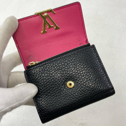 LOUIS VUITTON | ルイ・ヴィトン 二つ折り財布 ブラック【尾張小牧店】