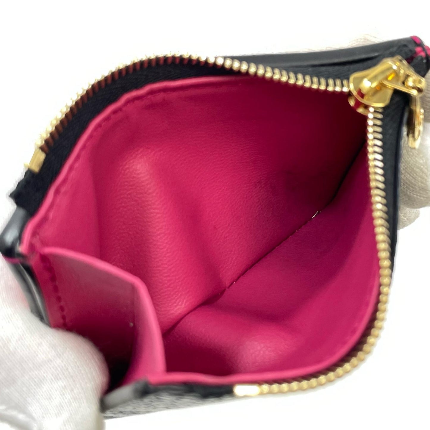 LOUIS VUITTON | ルイ・ヴィトン 二つ折り財布 ブラック【尾張小牧店】