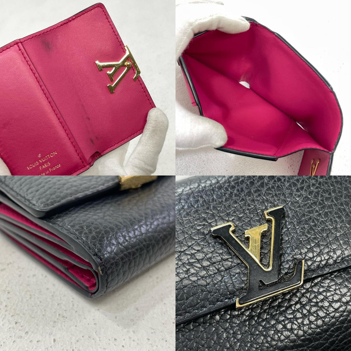 LOUIS VUITTON | ルイ・ヴィトン 二つ折り財布 ブラック【尾張小牧店】