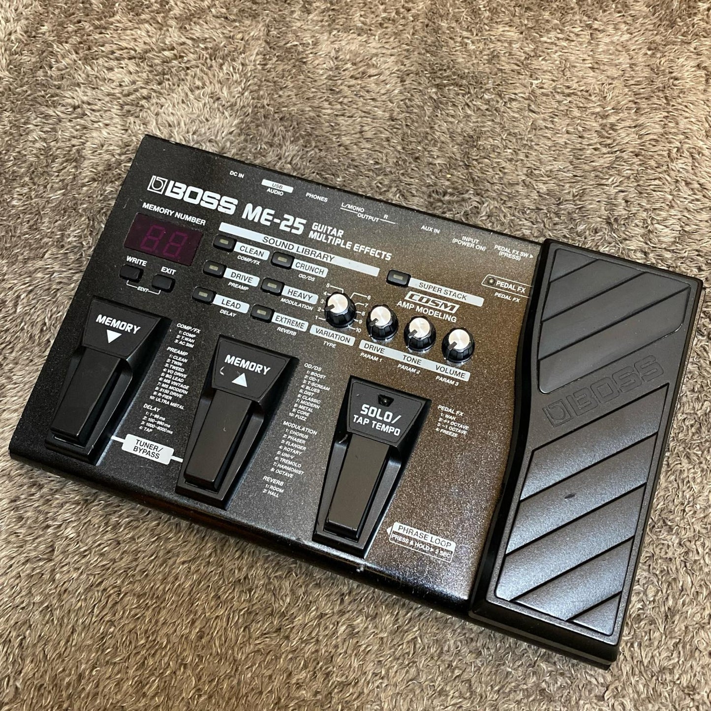 BOSS | ボス 楽器 ME-25 Guitar Multiple Effects【尾張小牧店】