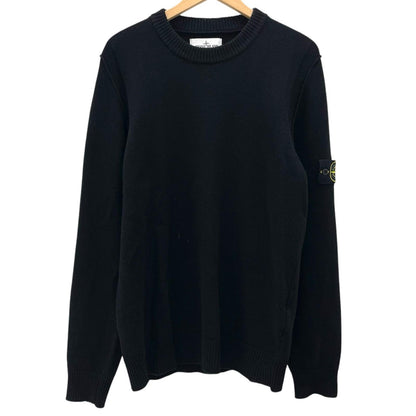 【中古】STONE ISLAND | ストーンアイランド 長袖ニット 7915508A3 ブラック サイズ：L【尾張小牧店】