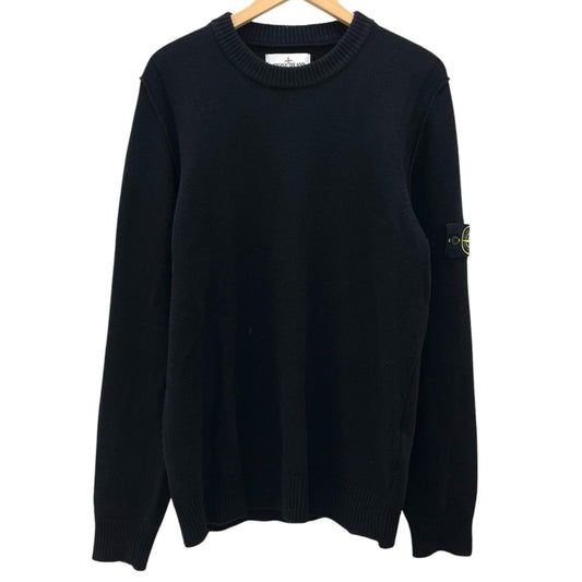 【中古】STONE ISLAND | ストーンアイランド 長袖ニット 7915508A3 ブラック サイズ：L【尾張小牧店】