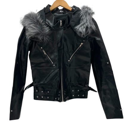 【中古】COZY WORLDWIDE | コジー ワールドワイド KNIGHT CLUB LEATHER JACKET レザージャケット ブラック サイズ：M【尾張小牧店】