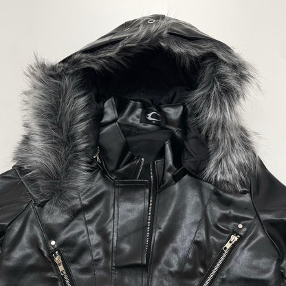 【中古】COZY WORLDWIDE | コジー ワールドワイド KNIGHT CLUB LEATHER JACKET レザージャケット ブラック サイズ：M【尾張小牧店】