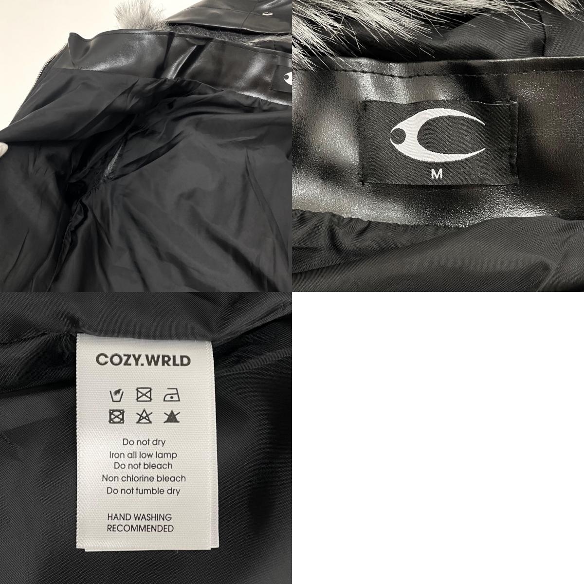 【中古】COZY WORLDWIDE | コジー ワールドワイド KNIGHT CLUB LEATHER JACKET レザージャケット ブラック サイズ：M【尾張小牧店】