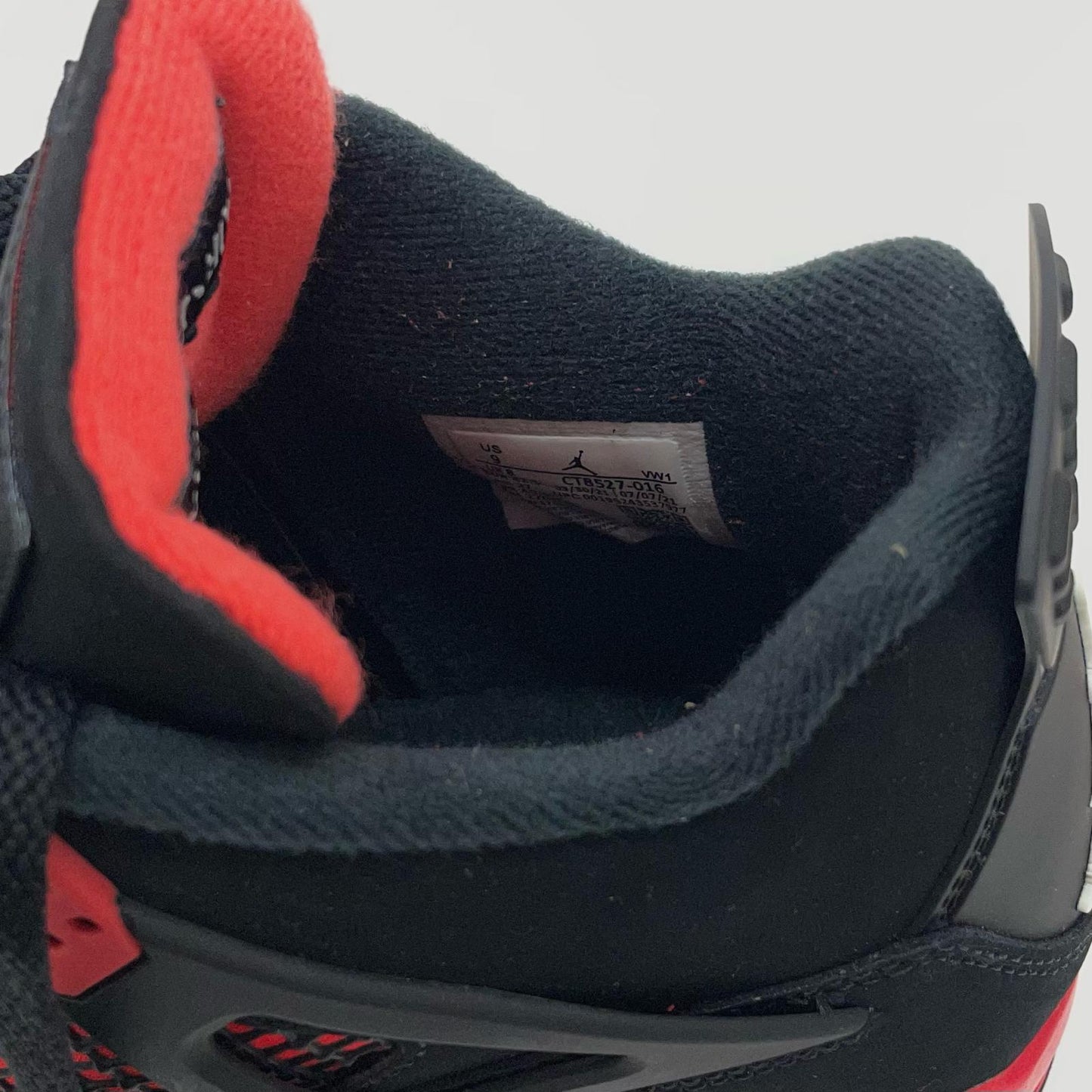 NIKE | ナイキ AIR JORDAN 4 RETRO スニーカー CT8527-016 ブラック×レッド 27cm【尾張小牧店】