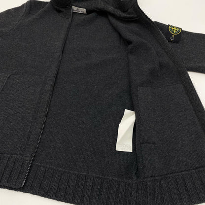 【中古】STONE ISLAND | ストーンアイランド 長袖ジップパーカー 6715525A3 グレー サイズ：L【尾張小牧店】