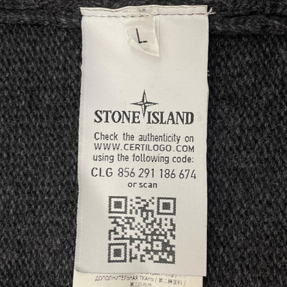 【中古】STONE ISLAND | ストーンアイランド 長袖ジップパーカー 6715525A3 グレー サイズ：L【尾張小牧店】