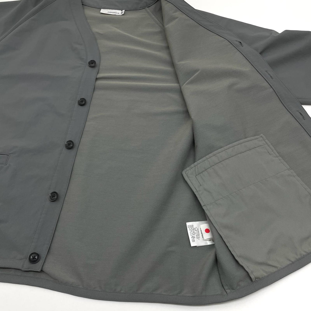 【中古】nanamica | ナナミカ カーディガン SUHS122 グレー サイズ：L【尾張小牧店】