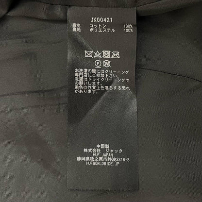 HUF | ハフ GREDDY RACING TEAM JACKET その他アウター JK00421 ブラック サイズ：L【尾張小牧店】