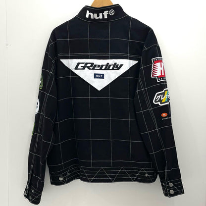 HUF | ハフ GREDDY RACING TEAM JACKET その他アウター JK00421 ブラック サイズ：L【尾張小牧店】