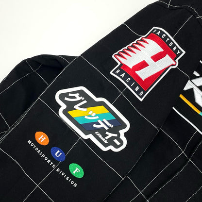 HUF | ハフ GREDDY RACING TEAM JACKET その他アウター JK00421 ブラック サイズ：L【尾張小牧店】