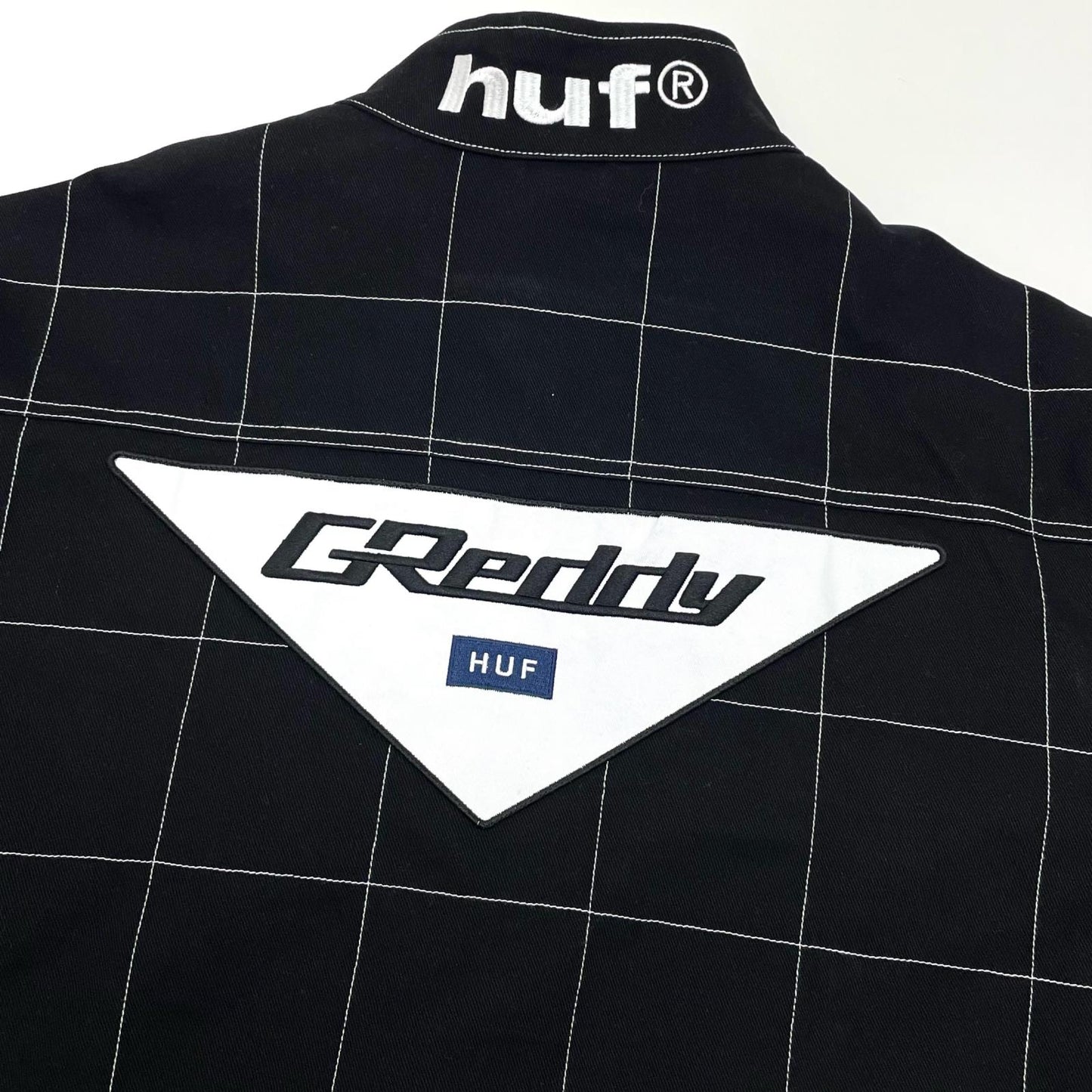 HUF | ハフ GREDDY RACING TEAM JACKET その他アウター JK00421 ブラック サイズ：L【尾張小牧店】