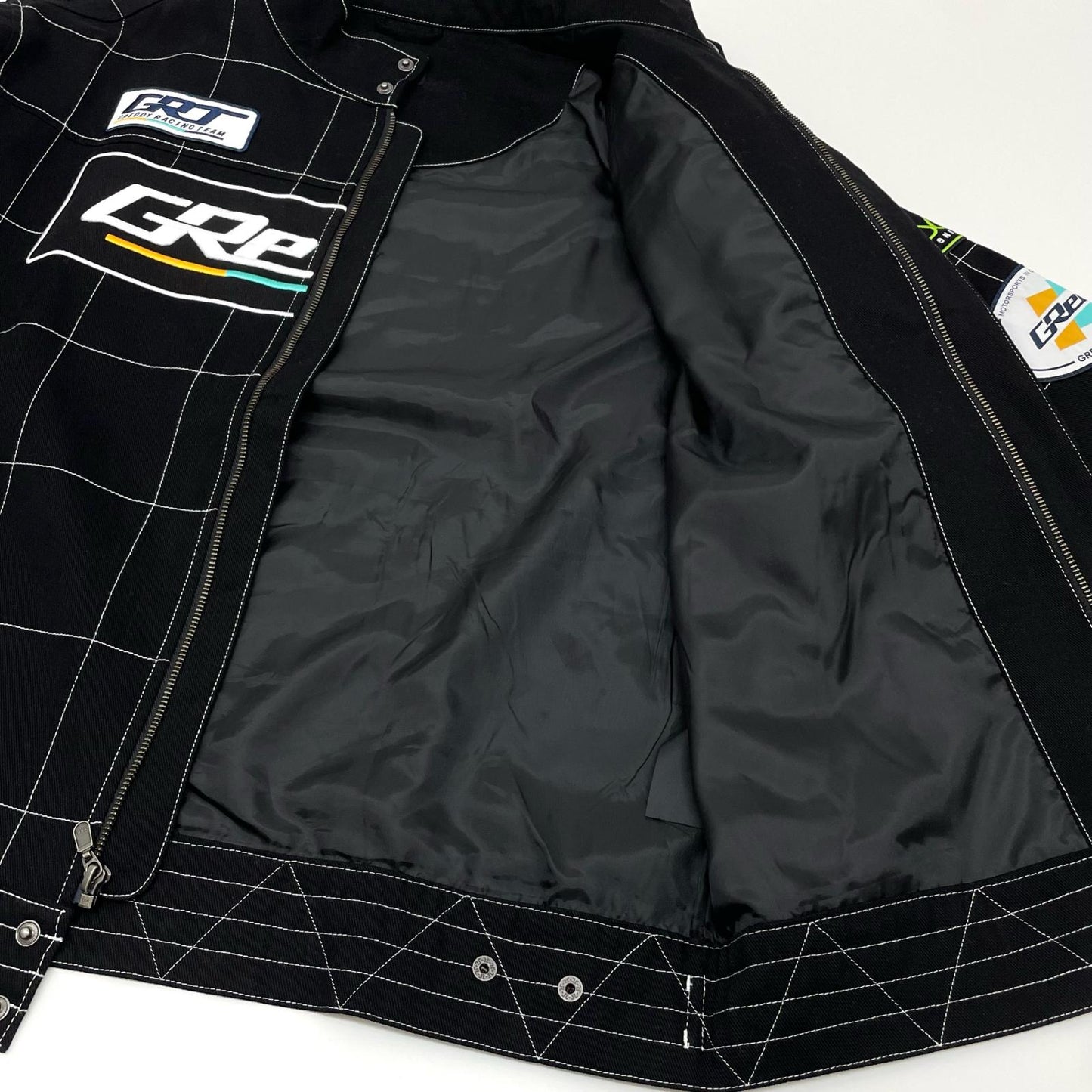 HUF | ハフ GREDDY RACING TEAM JACKET その他アウター JK00421 ブラック サイズ：L【尾張小牧店】