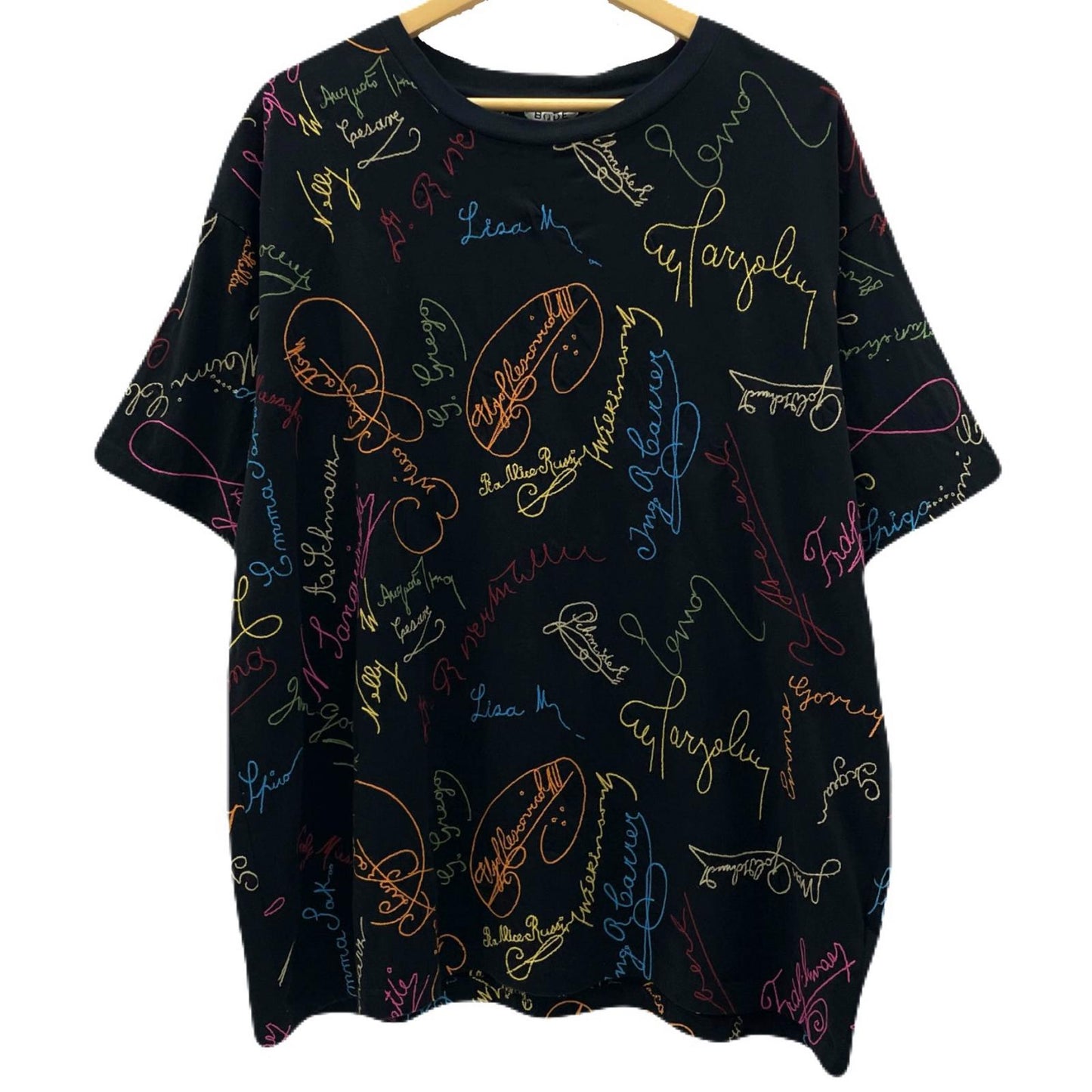 【中古】BODE | ボディー SIGNATURE SCRAWL BOXY TEE 半袖Ｔシャツ MRS25CS050 ブラック サイズ：L【尾張小牧店】