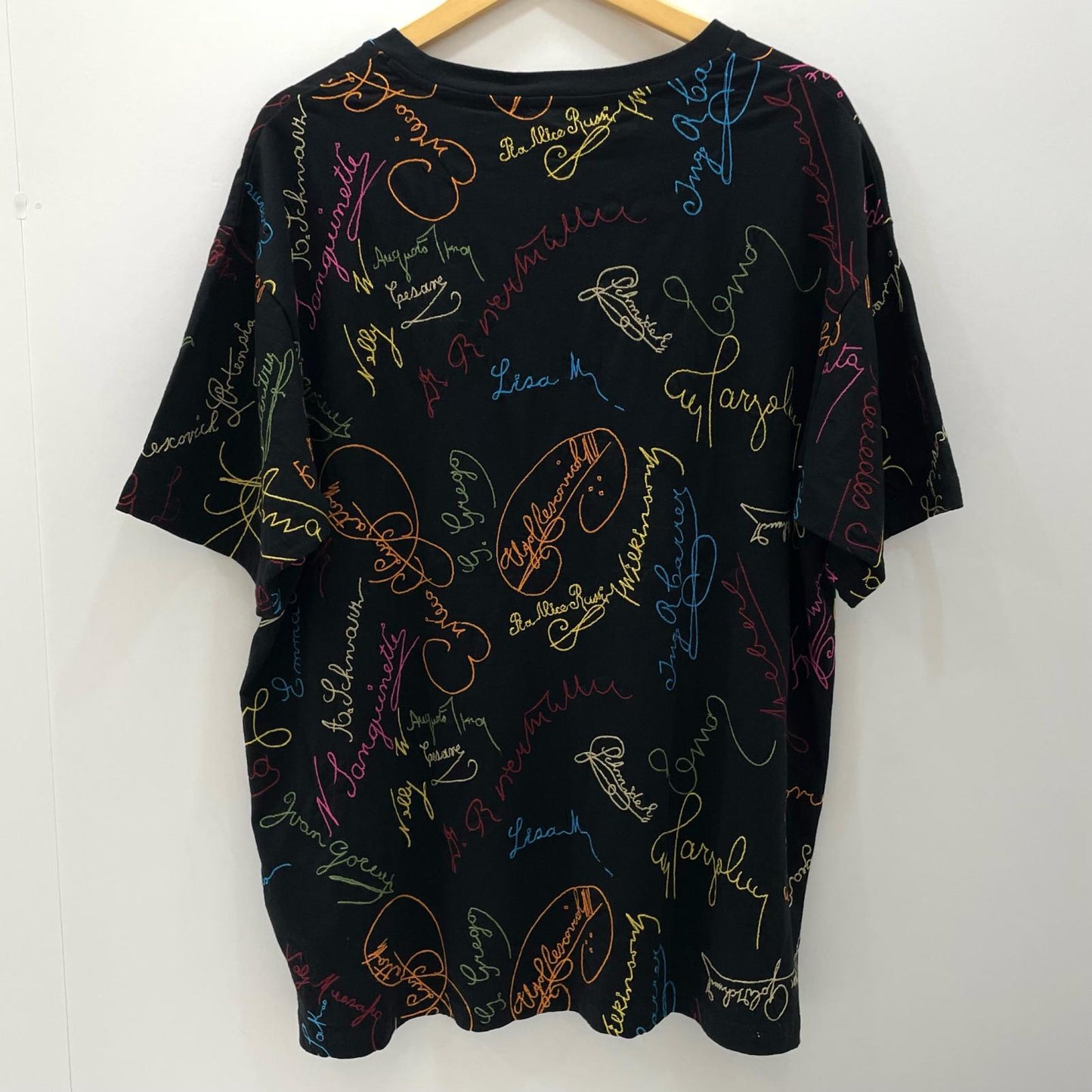 【中古】BODE | ボディー SIGNATURE SCRAWL BOXY TEE 半袖Ｔシャツ MRS25CS050 ブラック サイズ：L【尾張小牧店】