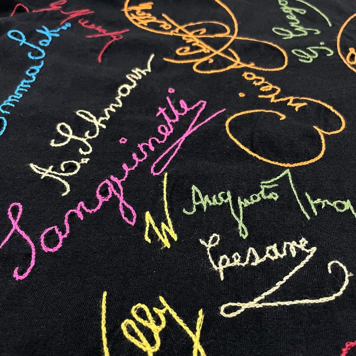 【中古】BODE | ボディー SIGNATURE SCRAWL BOXY TEE 半袖Ｔシャツ MRS25CS050 ブラック サイズ：L【尾張小牧店】