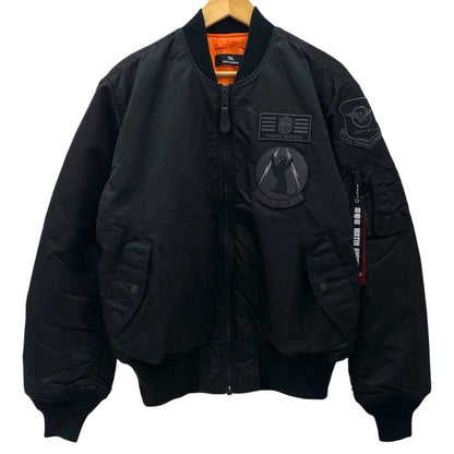 【中古】ALPHA×MATIN AVENIR | アルファ×マタン アヴニール　MA-1 フライトジャケット ブラック サイズ：L【尾張小牧店】