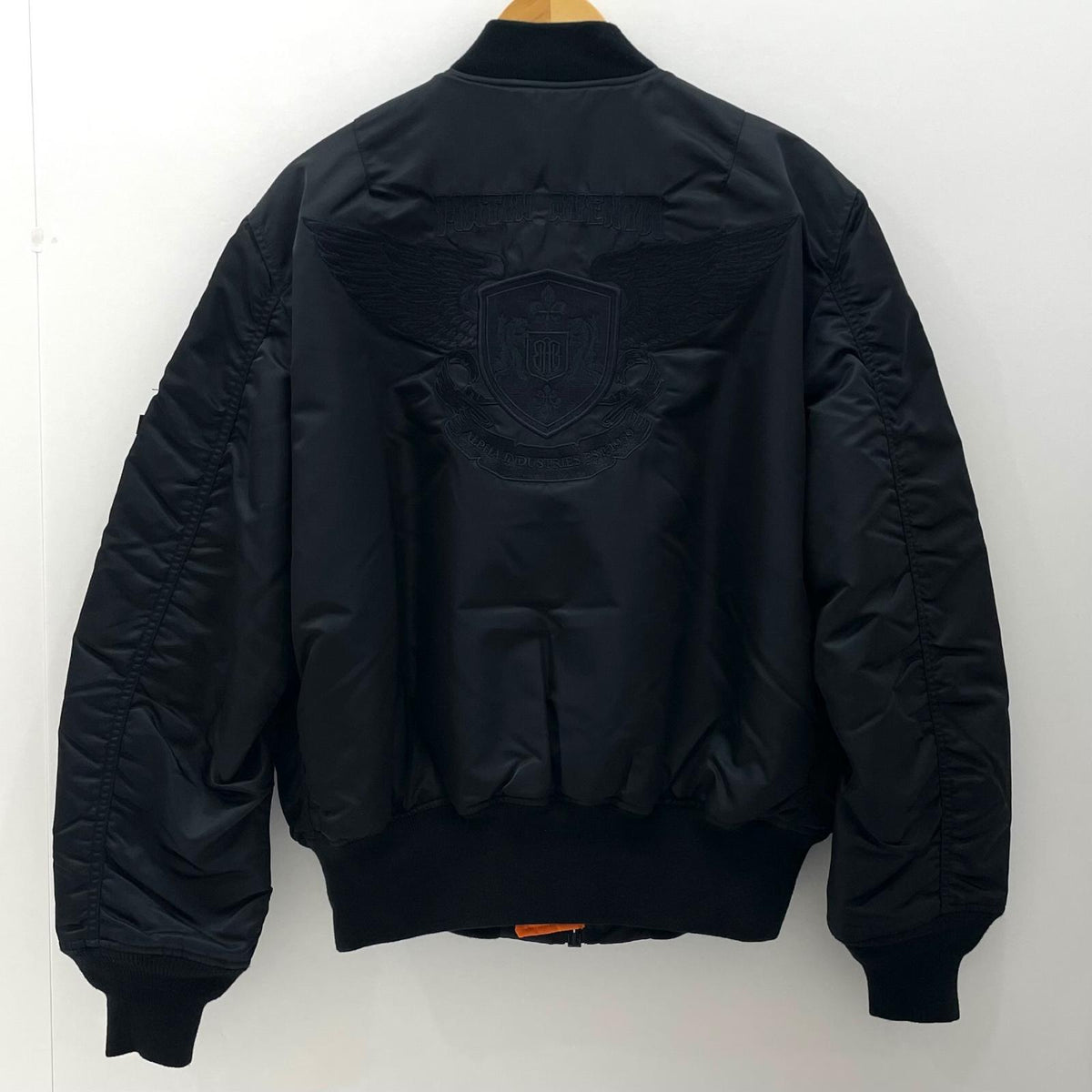 【中古】ALPHA×MATIN AVENIR | アルファ×マタン アヴニール　MA-1 フライトジャケット ブラック サイズ：L【尾張小牧店】