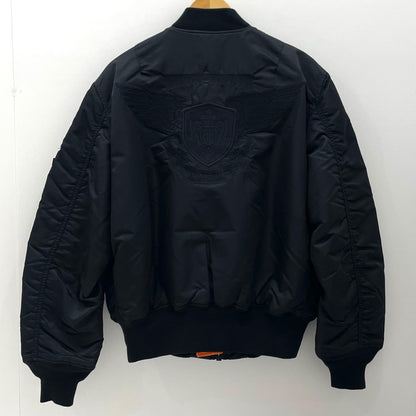 【中古】ALPHA×MATIN AVENIR | アルファ×マタン アヴニール　MA-1 フライトジャケット ブラック サイズ：L【尾張小牧店】