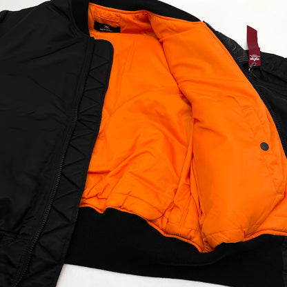 【中古】ALPHA×MATIN AVENIR | アルファ×マタン アヴニール　MA-1 フライトジャケット ブラック サイズ：L【尾張小牧店】