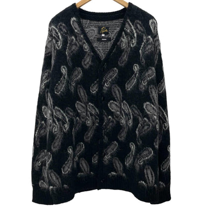 【中古】Needles×NUBIAN | ニードルス×ヌビアン　21SS EXCLUSIVE Paisley MOHAIR Kint Cardigan カーディガン NS1589 ブラック サイズ：L【尾張小牧店】