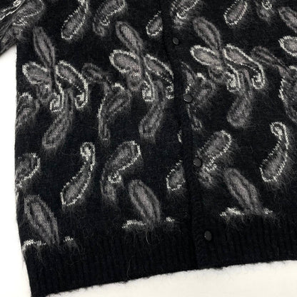 【中古】Needles×NUBIAN | ニードルス×ヌビアン　21SS EXCLUSIVE Paisley MOHAIR Kint Cardigan カーディガン NS1589 ブラック サイズ：L【尾張小牧店】