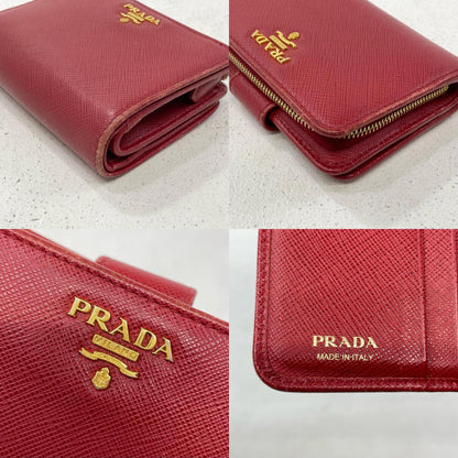 PRADA | プラダ 二つ折り財布 レッド【尾張小牧店】