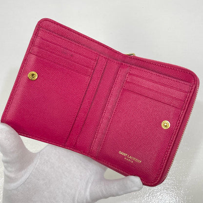 SAINT LAURENT | サンローラン 二つ折り財布 ピンク【尾張小牧店】
