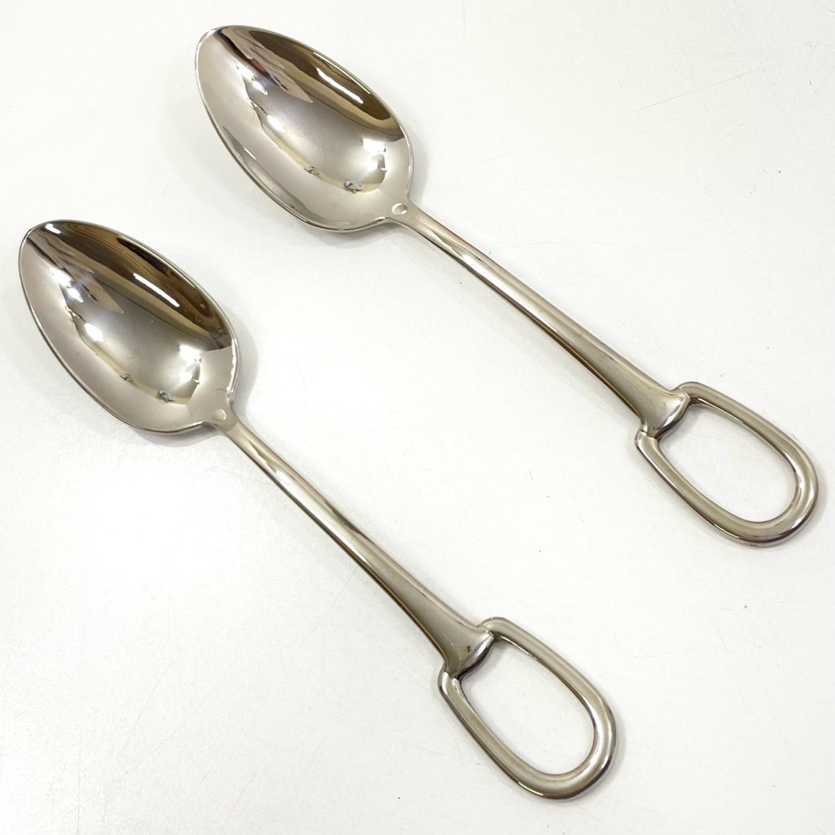 【中古】HERMES | エルメス アトラージュ スプーンセット ティースプーン ステンレススティール カトラリー テーブルウェア 食器 P006012P シルバー【尾張小牧店】