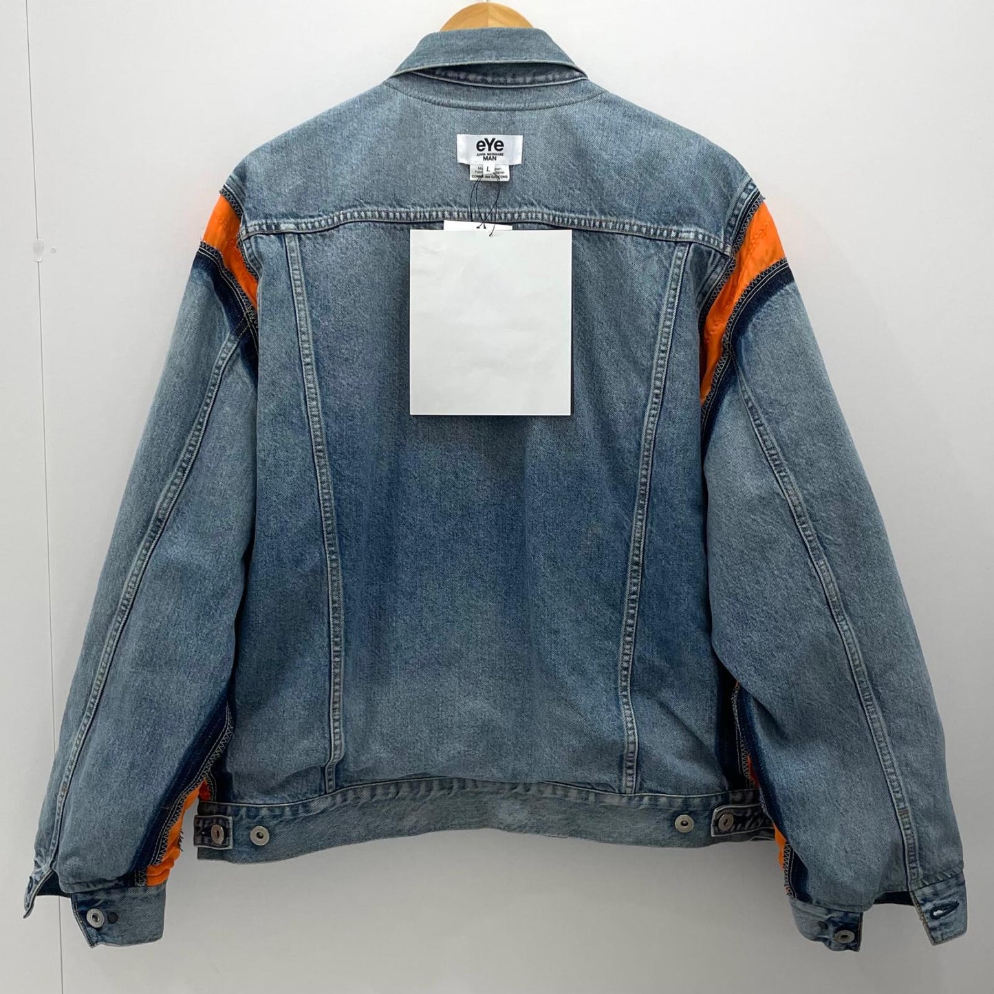 【中古】JUNYA WATANABE | ジュンヤワタナベ　26SS alpha industries / MA-1 CUSTOMIZED JACKET リバーシブルデニムジャケット　WQ-J911-100-1-4 カーキ×ブルー サイズ：L【尾張小牧店】