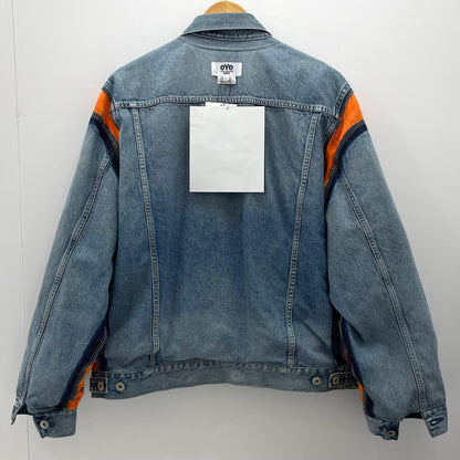 【中古】JUNYA WATANABE | ジュンヤワタナベ　26SS alpha industries / MA-1 CUSTOMIZED JACKET リバーシブルデニムジャケット　WQ-J911-100-1-4 カーキ×ブルー サイズ：L【尾張小牧店】