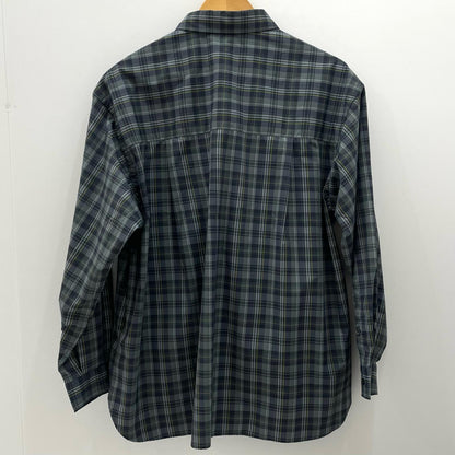 FreshService | フレッシュサービス MADRAS DRY TECH REGULAR COLLAR SHIRT 長袖シャツ FSC261-50251 グレー サイズ：S【尾張小牧店】