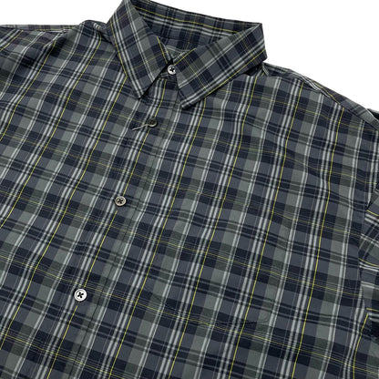 FreshService | フレッシュサービス MADRAS DRY TECH REGULAR COLLAR SHIRT 長袖シャツ FSC261-50251 グレー サイズ：S【尾張小牧店】