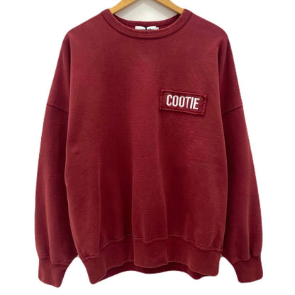 【中古】COOTIE | クーティー　25AW AD Processing Sweat Crew 長袖スウェット CTE-25A334 レッド サイズ：M【尾張小牧店】