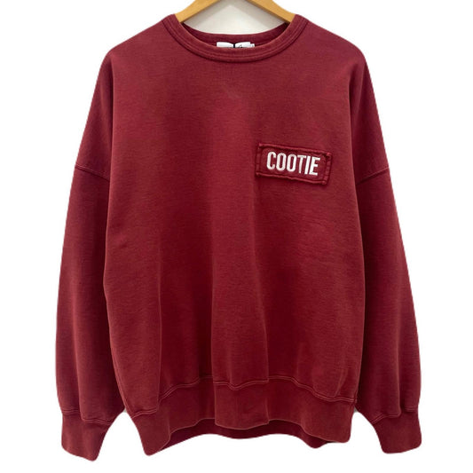 【中古】COOTIE | クーティー　25AW AD Processing Sweat Crew 長袖スウェット CTE-25A334 レッド サイズ：M【尾張小牧店】