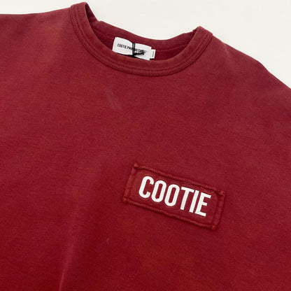 【中古】COOTIE | クーティー　25AW AD Processing Sweat Crew 長袖スウェット CTE-25A334 レッド サイズ：M【尾張小牧店】