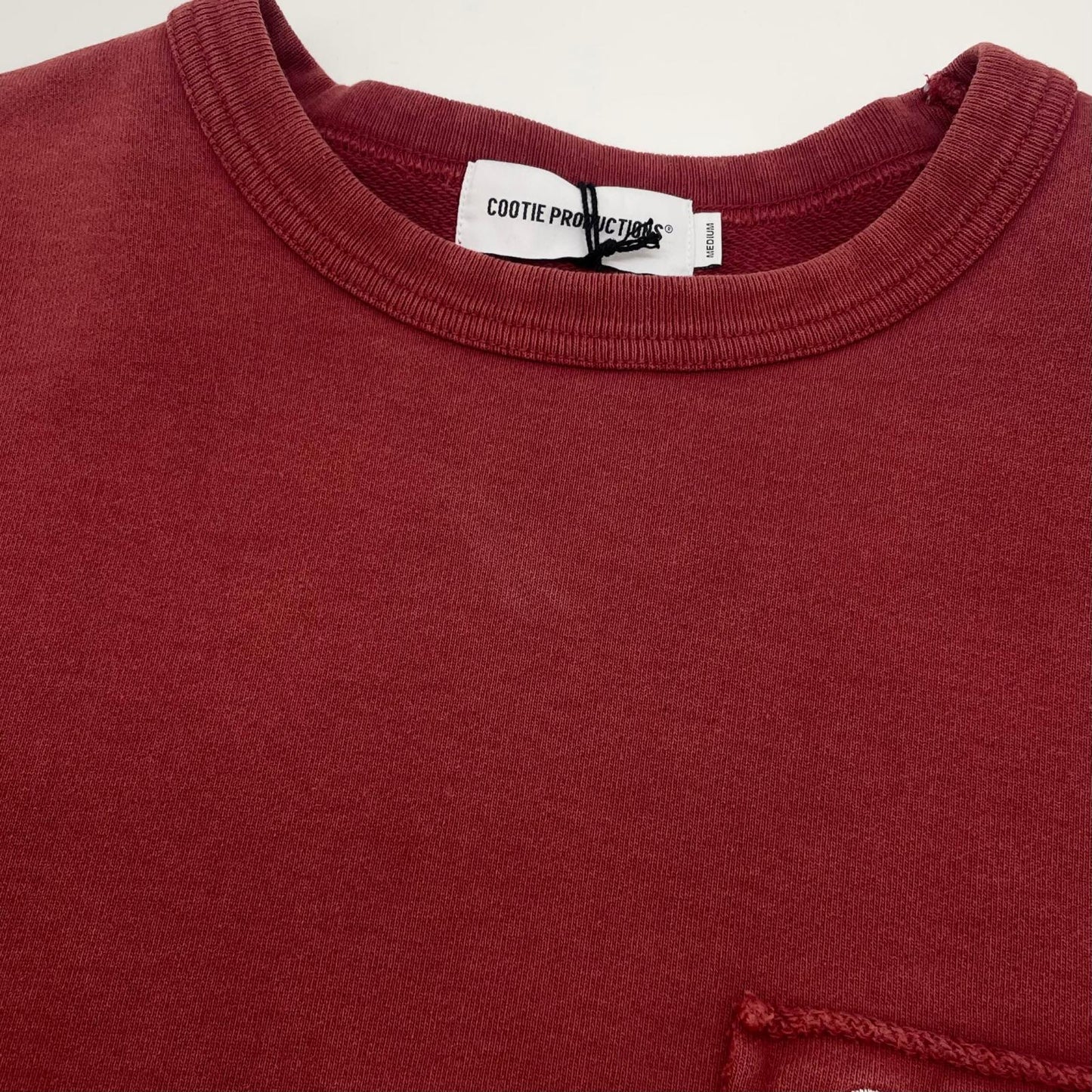 【中古】COOTIE | クーティー　25AW AD Processing Sweat Crew 長袖スウェット CTE-25A334 レッド サイズ：M【尾張小牧店】