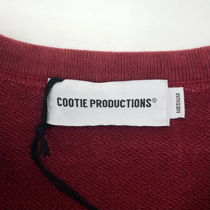 【中古】COOTIE | クーティー　25AW AD Processing Sweat Crew 長袖スウェット CTE-25A334 レッド サイズ：M【尾張小牧店】